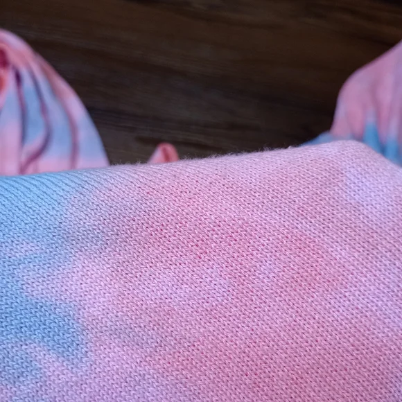 Baja East tie dye Pima Cotton Open Front Cardigan - Picture 9 of 9